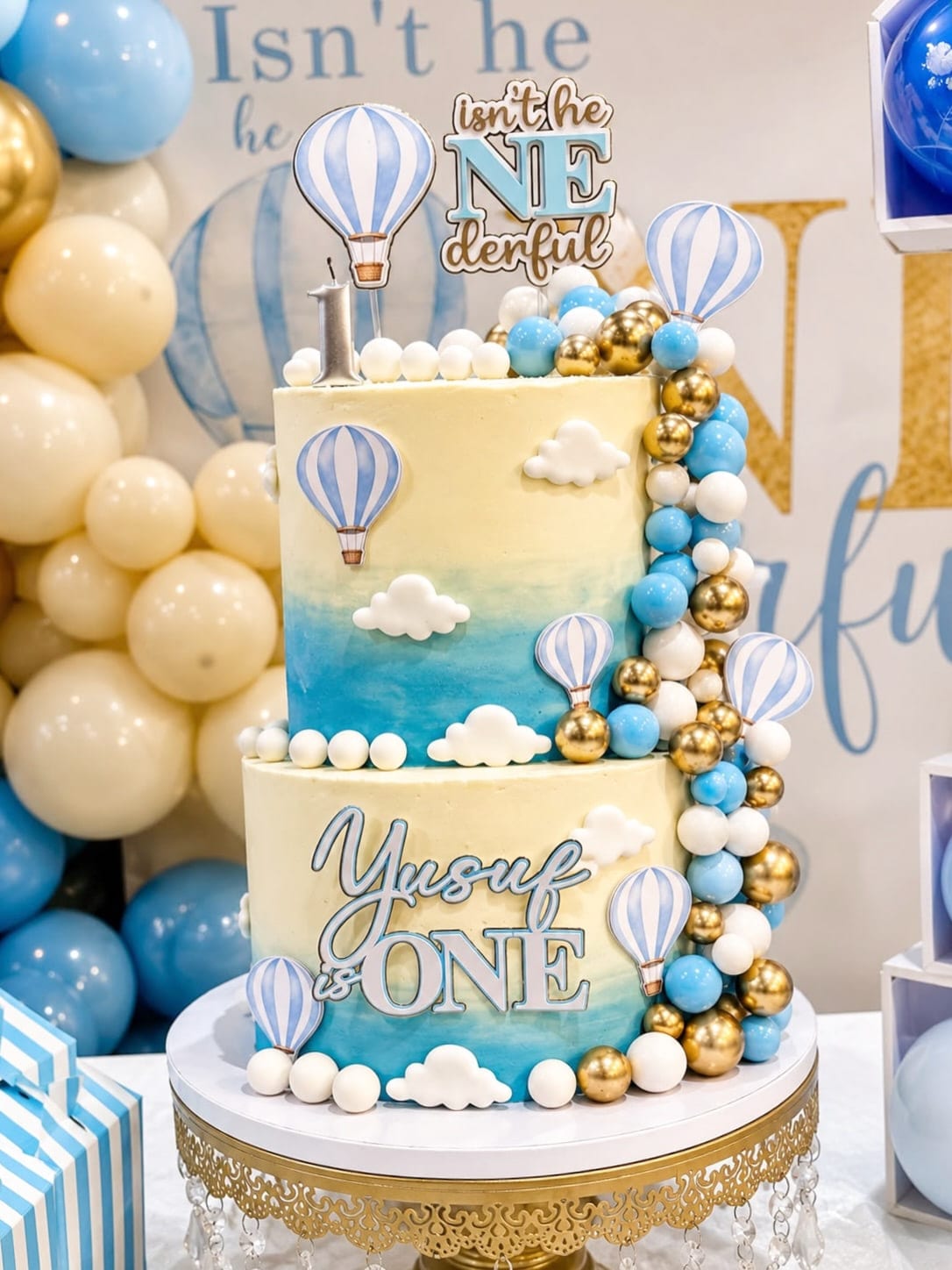 First Birthday Cakes by SpongyBakes